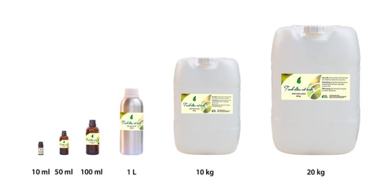 Các kích thước 10ml 50ml 100ml 1L 10kg 20kg